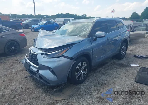 2022 Toyota Highlander Xle from USA, damaged, VIN 5TDGZRBH0NS190351